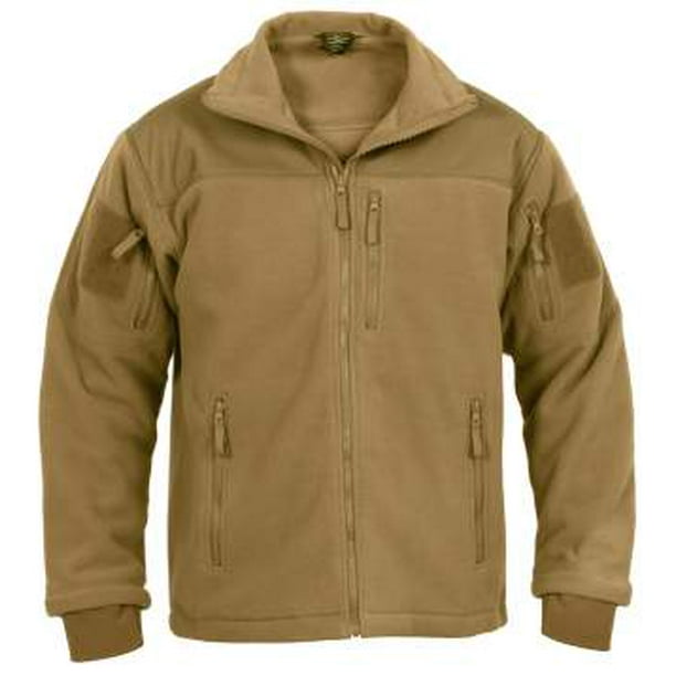 TACTICAL FLEECE MILITARY SPECIAL FORCES WITH UNION FLAG PATCH OLIVE GREEN